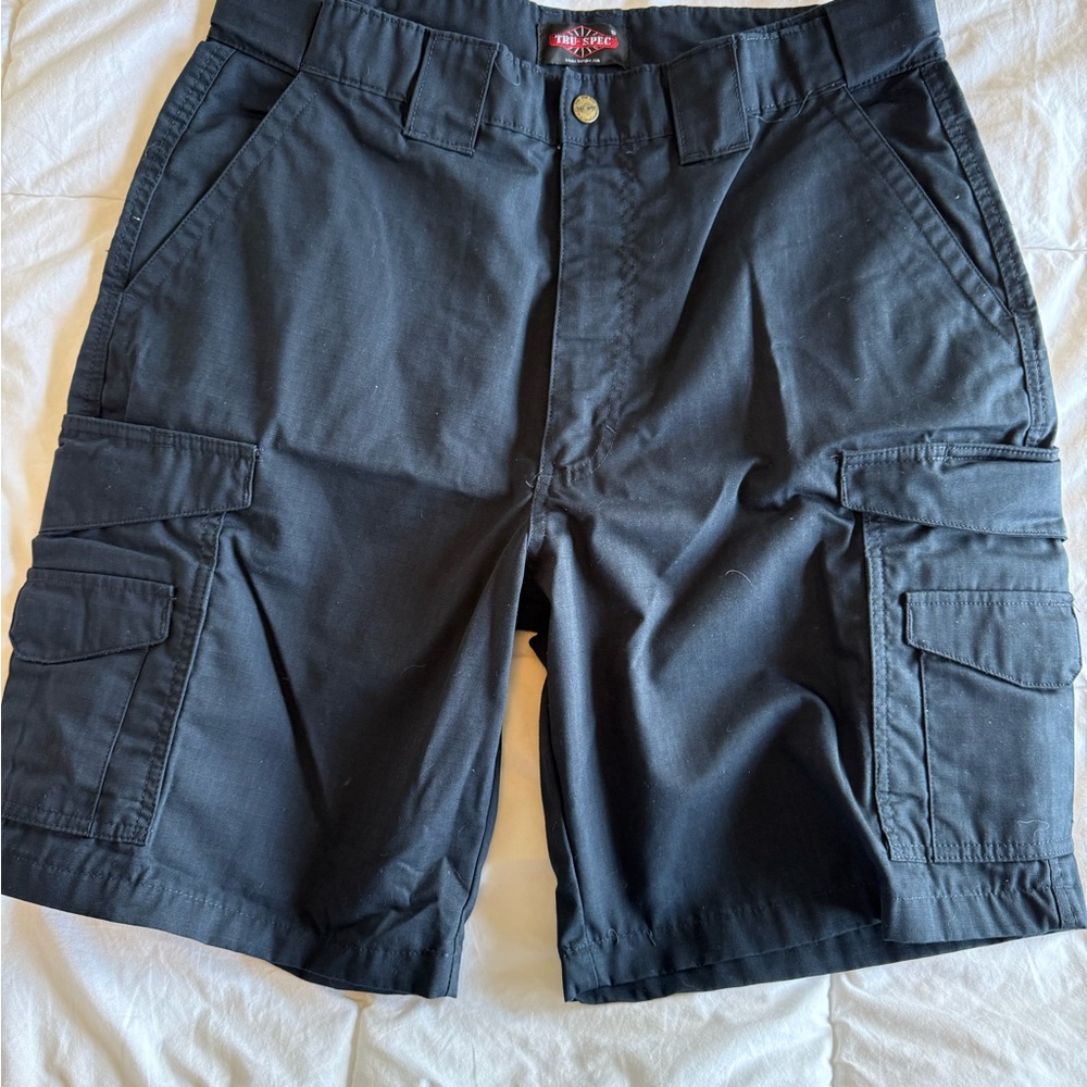 Smith & Jones Black Cargo Shorts